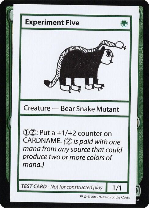 Experiment Five (No PW Symbol) [Mystery Booster: Convention Edition Exclusives]