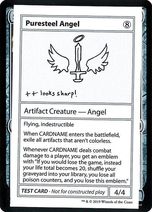 Puresteel Angel (No PW Symbol) [Mystery Booster: Convention Edition Exclusives]