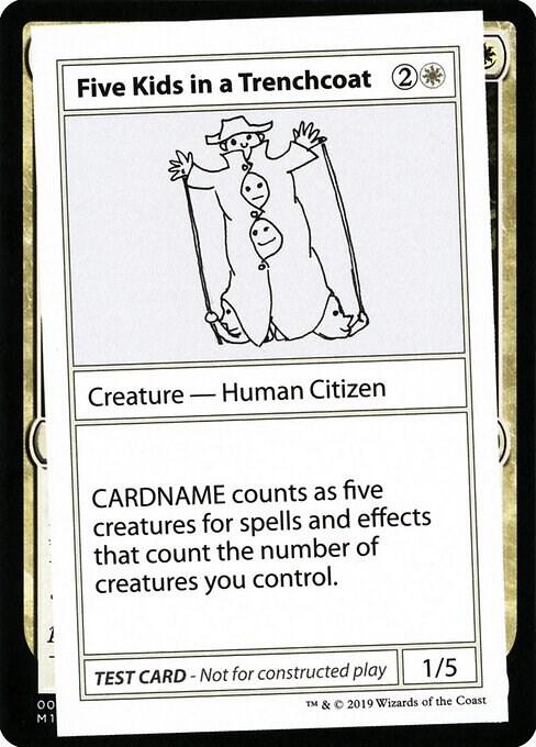 Five Kids in a Trenchcoat (No PW Symbol) [Mystery Booster: Convention Edition Exclusives]