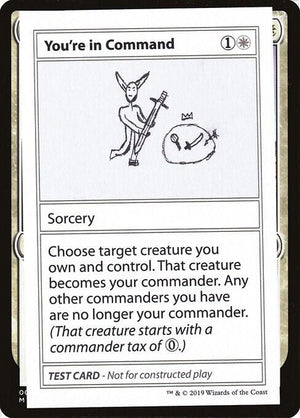 You're In Command (No PW Symbol) [Mystery Booster: Convention Edition Exclusives]