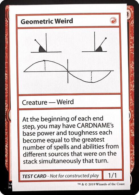 Geometric Weird (No PW Symbol) [Mystery Booster: Convention Edition Exclusives]