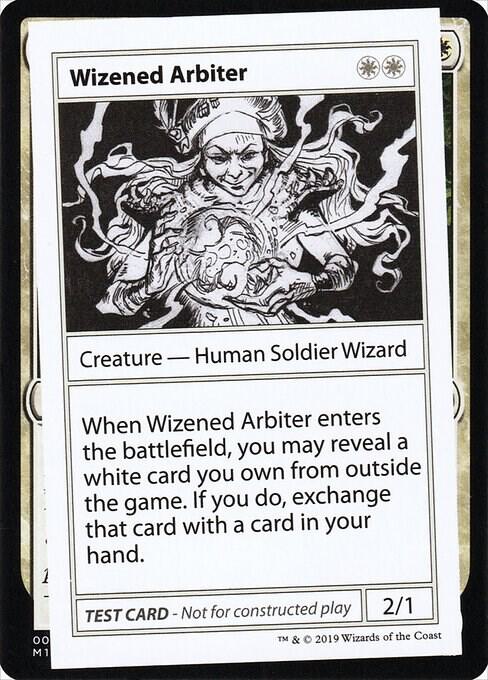 Wizened Arbiter (No PW Symbol) [Mystery Booster: Convention Edition Exclusives]