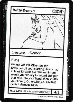 Witty Demon (No PW Symbol) [Mystery Booster: Convention Edition Exclusives]