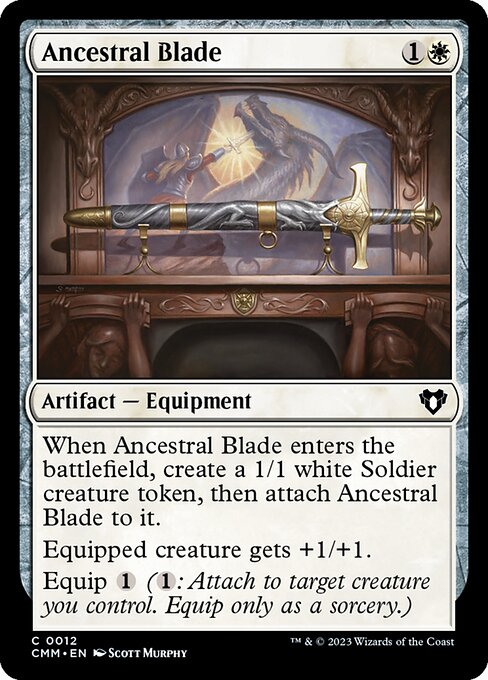 Ancestral Blade (12) [Commander Masters]