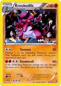 Krookodile - 65/114 (Cracked Ice Holo) (065/114) [Blister Exclusives]