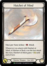 Hatchet of Mind - LGS050 (LGS050) [Flesh and Blood Promo Cards]