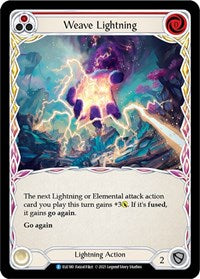 Weave Lightning (Red) (ELE180) [Tales of Aria]