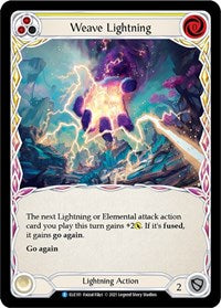 Weave Lightning (Yellow) (ELE181) [Tales of Aria (Unlimited)]
