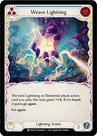 Weave Lightning (Blue) (ELE182) [Tales of Aria]