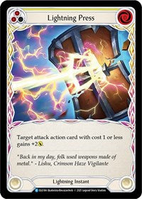 Lightning Press (Yellow) (ELE184) [Tales of Aria (Unlimited)]