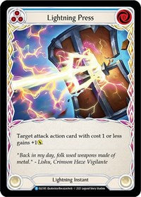 Lightning Press (Blue) (ELE185) [Tales of Aria (Unlimited)]