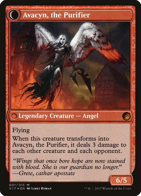 Archangel Avacyn // Avacyn, the Purifier (1) [From the Vault: Transform]