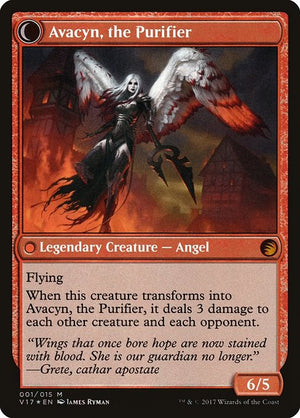 Archangel Avacyn // Avacyn, the Purifier (1) [From the Vault: Transform] Reverse