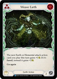 Weave Earth (Blue) (ELE124) [Tales of Aria (Unlimited)]