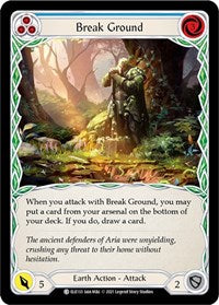 Break Ground (Blue) (ELE133) [Tales of Aria (Unlimited)]