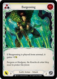 Burgeoning (Yellow) (ELE135) [Tales of Aria (Unlimited)]