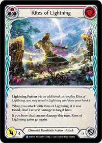 Rites of Lightning (Red) (ELE070) [Tales of Aria (Unlimited)]