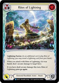Rites of Lightning (Yellow) (ELE071) [Tales of Aria (Unlimited)]