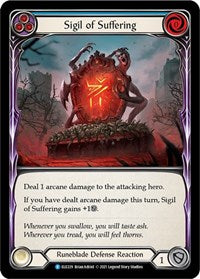 Sigil of Suffering (Blue) (ELE229) [Tales of Aria (Unlimited)]