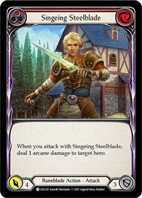Singeing Steelblade (Red) (ELE230) [Tales of Aria (Unlimited)]