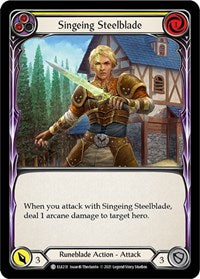 Singeing Steelblade (Yellow) (ELE231) [Tales of Aria (Unlimited)]