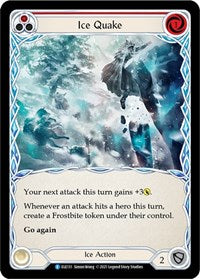 Ice Quake (Red) (ELE151) [Tales of Aria (Unlimited)]
