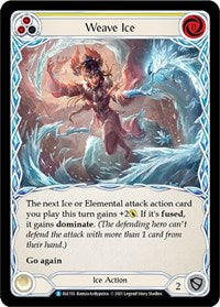 Weave Ice (Yellow) (ELE155) [Tales of Aria (Unlimited)]