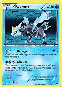 Kyurem - 34/101 (Cosmos Holo) (034/101) [Miscellaneous Cards and Products]