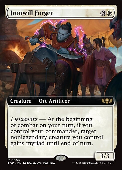 Ironwill Forger (53) [Tarkir: Dragonstorm Commander]
