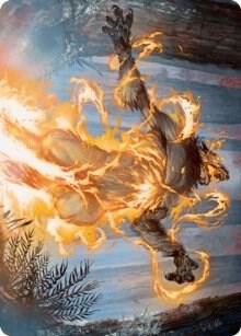 Burn the Accursed Art Card (42) [Innistrad: Midnight Hunt Art Series]