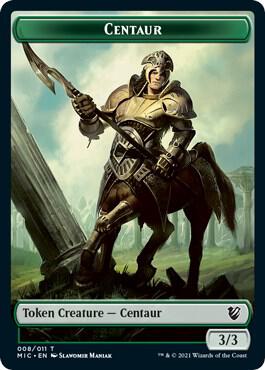 Centaur // Wolf Double-Sided Token (8 // 13) [Midnight Hunt Commander]