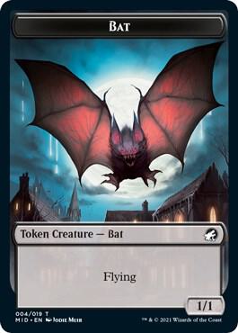 Bat Token (4) [Innistrad: Midnight Hunt]