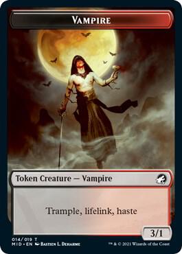 Vampire Token (14) [Innistrad: Midnight Hunt]