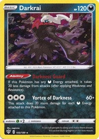 Darkrai - 105/189 (Cosmos Holo) (105/189) [Miscellaneous Cards and Products]