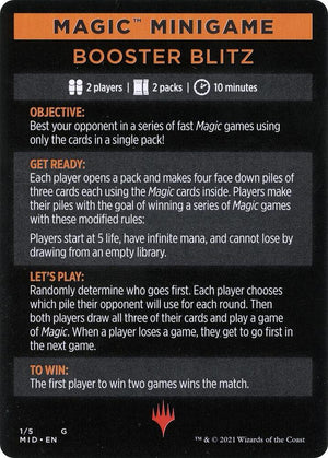 Magic Minigame: Booster Blitz (1) [Innistrad: Midnight Hunt]