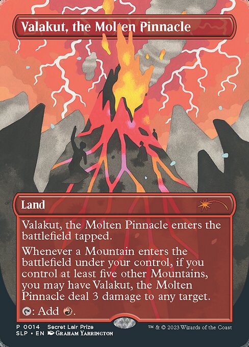 Valakut, the Molten Pinnacle (14) [Secret Lair Showdown] [Borderless]