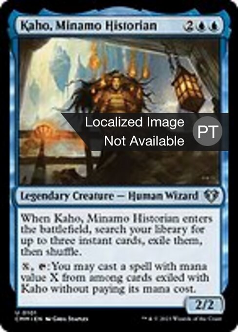 Kaho, Minamo Historian (101) [Commander Masters]