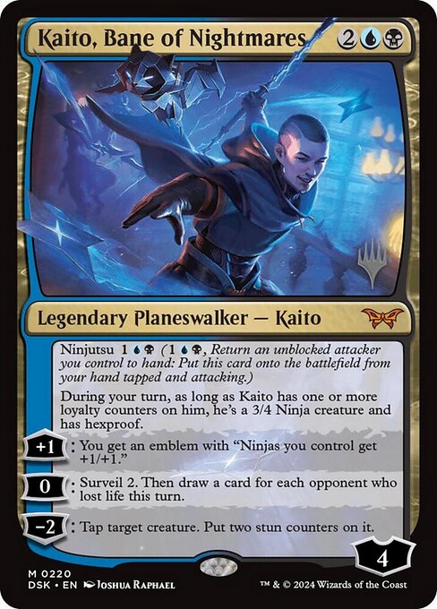 Kaito, Bane of Nightmares (220p) [Duskmourn: House of Horror Promos]