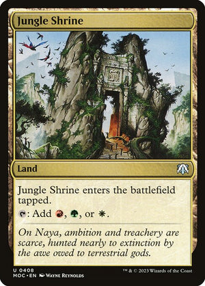 Jungle Shrine (408) [March of the Machine Commander]