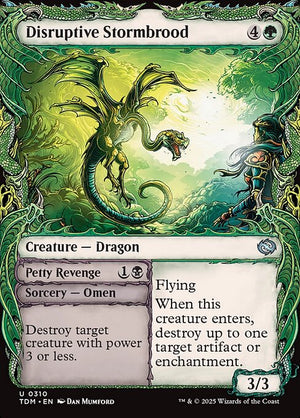 Disruptive Stormbrood // Petty Revenge (310) [Tarkir: Dragonstorm]
