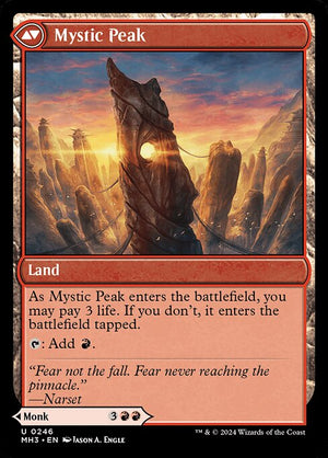 Pinnacle Monk // Mystic Peak (246) [Modern Horizons 3] Reverse