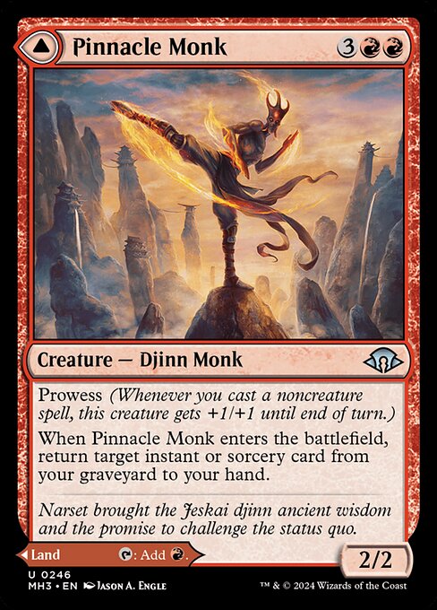 Pinnacle Monk // Mystic Peak (246) [Modern Horizons 3]