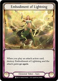Embodiment of Lightning // Titan's Fist (ELE110 // ELE202) [Tales of Aria (Unlimited)]