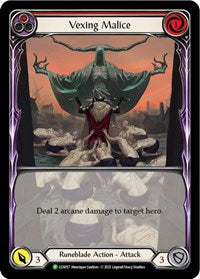Vexing Malice (Red) (Extended Art) - LGS057 (LGS057) [Flesh and Blood Promo Cards]