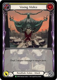 Vexing Malice (Yellow) (Extended Art) - LGS058 (LGS058) [Flesh and Blood Promo Cards]