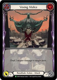 Vexing Malice (Blue) (Extended Art) - LGS059 (LGS059) [Flesh and Blood Promo Cards]