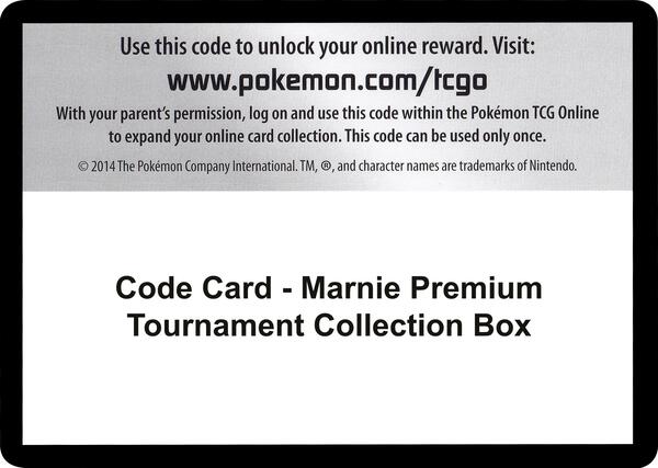 Code Card - Marnie Premium Tournament Collection Box [Miscellaneous Cards and Products]