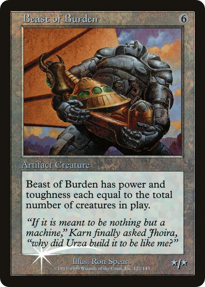 Beast of Burden (No Date) (5) [Prerelease Cards]