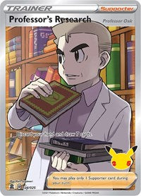 Professor's Research (Full Art) (024/025) [Celebrations]