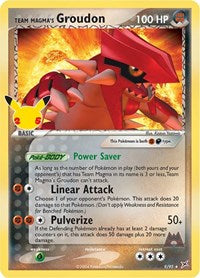 Team Magma's Groudon (9/95) [Celebrations Classic Collection]